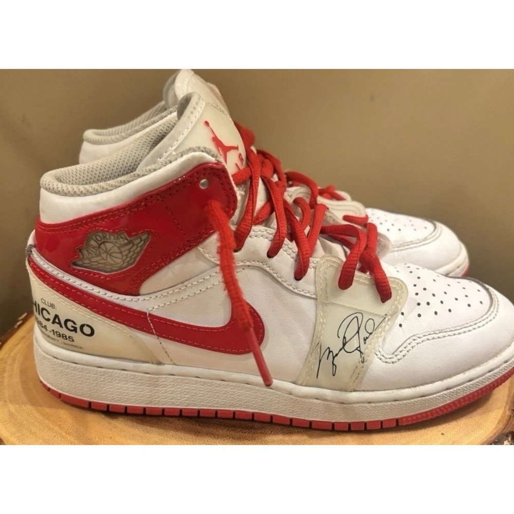 Nike Air Jordan 1 Mid SS Rookie Season GS White/Red Youth 3.5 DR6496-116